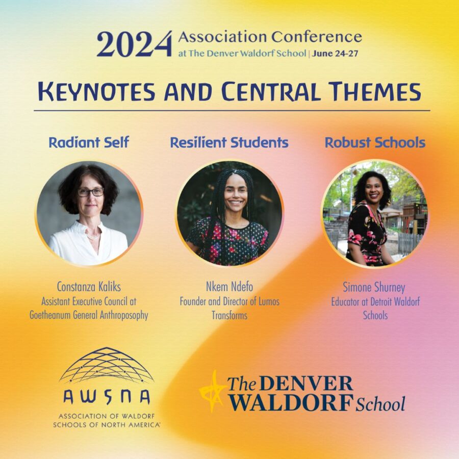 AWSNA conference keynote speakers and central themes
