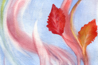 Tuition Adjustment - Leaves Watercolor