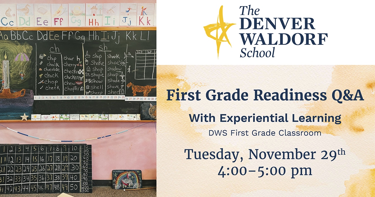 denver waldorf school first grade readiness q&a
